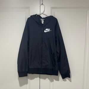 Nike Black windbreaker / raincoat